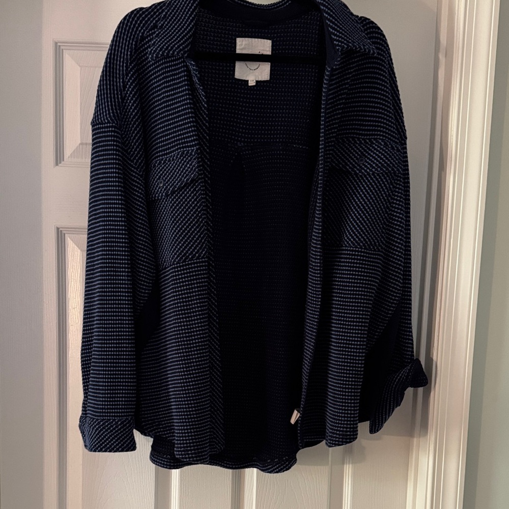 Aerie Textured Navy Top